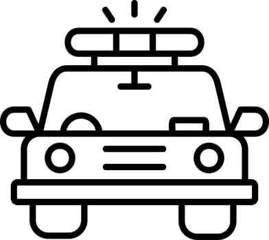 Police Car Vector Icon