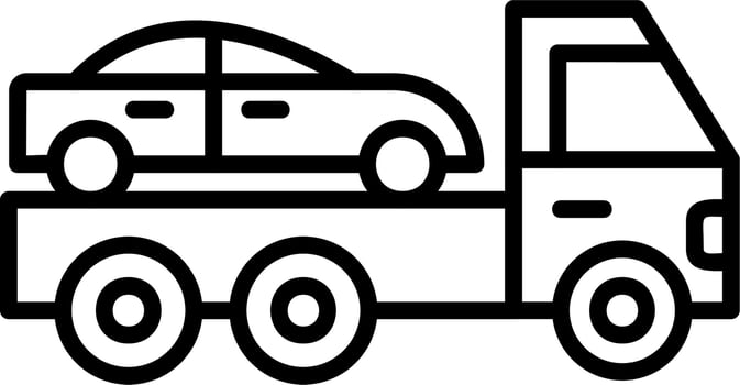 Pickup Truck Vector Icon