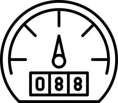 Speedometer Vector Icon