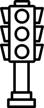 Traffic Light Vector Icon