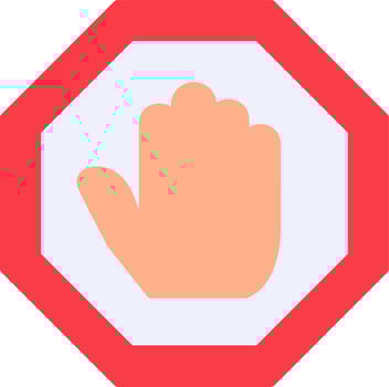 Stop Sign Vector Icon