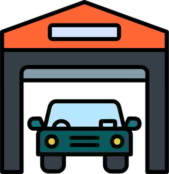 Garage Vector Icon
