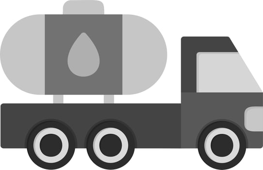 Tank Truck Vector Icon