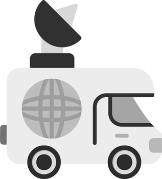 News Van Vector Icon
