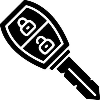 Car Key Vector Icon