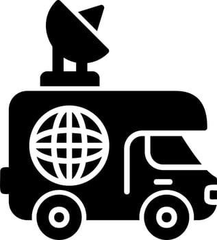 News Van Vector Icon