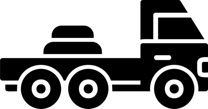 Tow Truck Vector Icon
