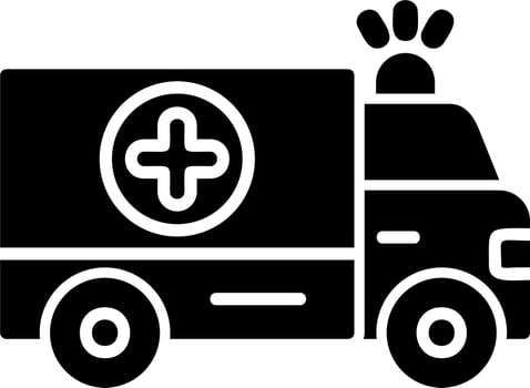 Ambulance Vector Icon