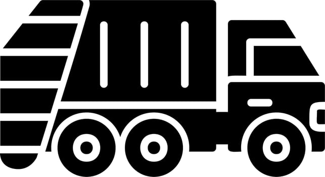 Garbage Truck Vector Icon