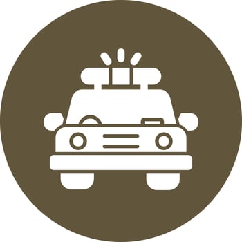 Police Car Vector Icon