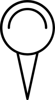Push Pin Vector Icon