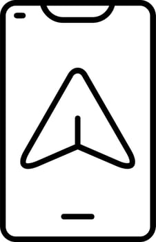 Phone Navigator Vector Icon