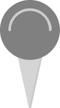 Push Pin Vector Icon