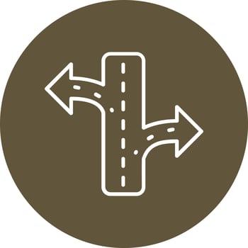 Route Vector Icon