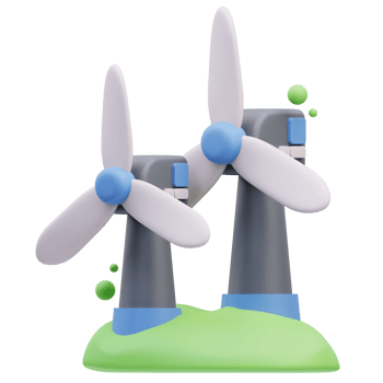 Windmill 3D Illustration png