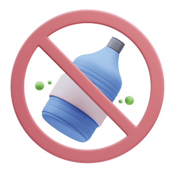 No Plastic 3D Illustration png