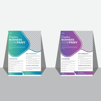 Corporate Flyer template design layout vector