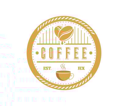 Coffee label , Coffee badge , Coffee logo design vector