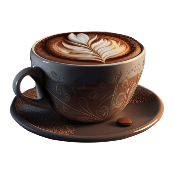3d realistic Coffee Cup . Coffee cup cartoon png