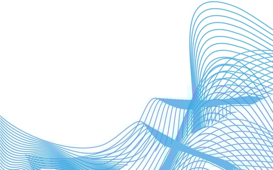 Abstract wave line landing page background design. vector