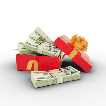 Stack of Cuban Peso notes inside an open red gift box. Bundles of Cuban Pesos inside a gift box. 3d rendering of money inside box png