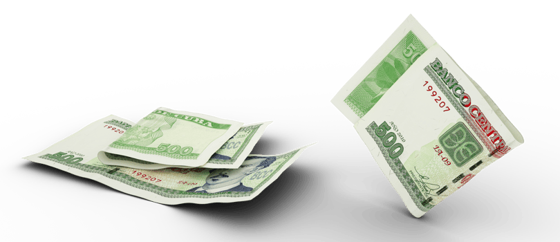 Set of Cuban Peso notes png