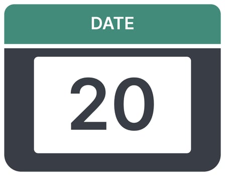 illustration of daily calendar month dates for work vector