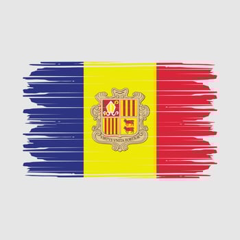 Andorra Flag Vector