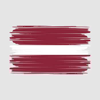 Latvia Flag Vector