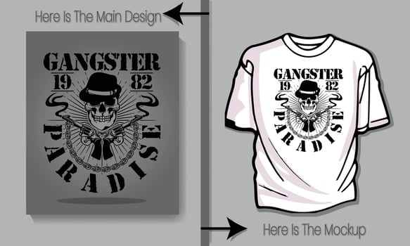 Gangster 1982 Paradise vector