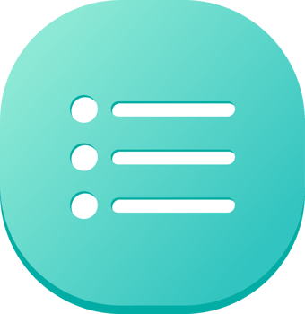 Website navigation icon in flat design style. More menu signs illustration. png