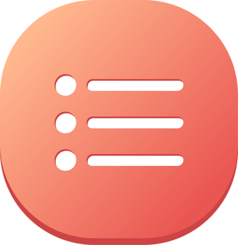 Website navigation icon in flat design style. More menu signs illustration. png