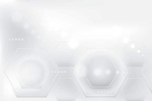 Abstract  white and gray color, modern design background with geometric shape, technology template. Vector illustration.
