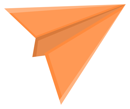 paper airplane object sticker png
