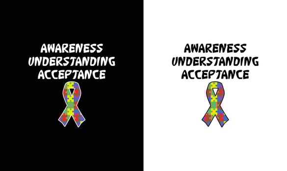 Autism Quote T shirt design, typography vector