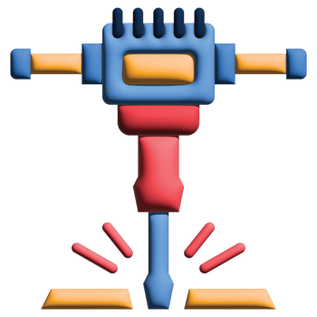 3d illustration hammer in labour day set png
