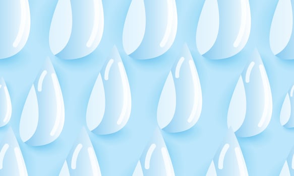 Vector water drops seamless pattern