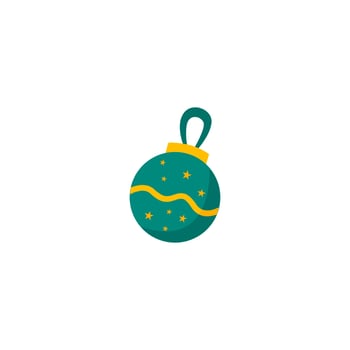 christmas ball icon logo design vector