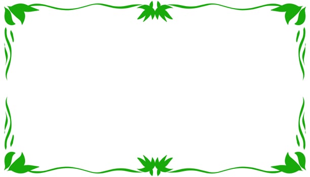 Green color abstract illustration background frame border texture vector