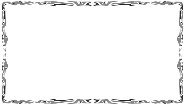 Abstract background with black and gray texture frame border vector