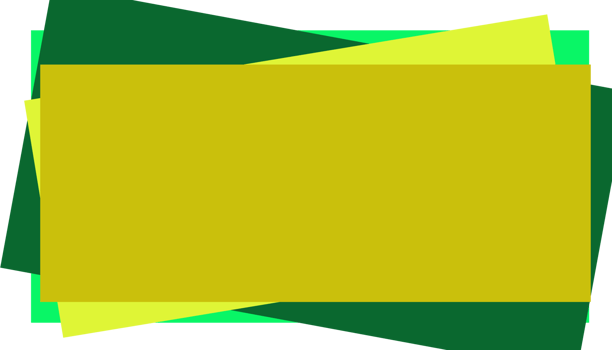 Abstract technology background with overlapping green and yellow layers geometric shapes png