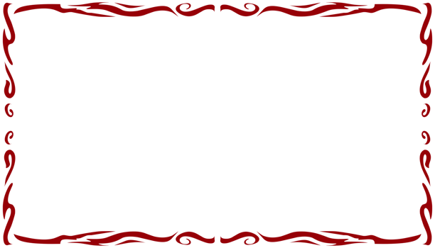 Red frame border abstract illustration background png