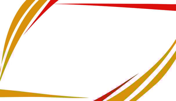 Abstract illustration background with yellow and red border slash pattern vector