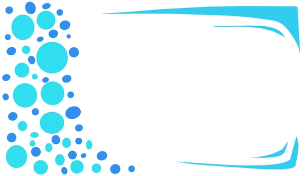Blue bubble abstract illustration background vector