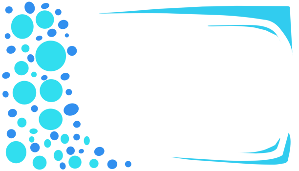 Blue bubble abstract illustration background png