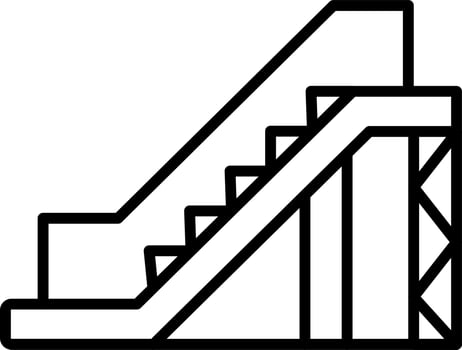 Escalator Vector Icon