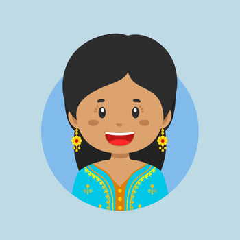 Avatar of a Moroccans Character vector