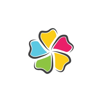 flower vector icon design