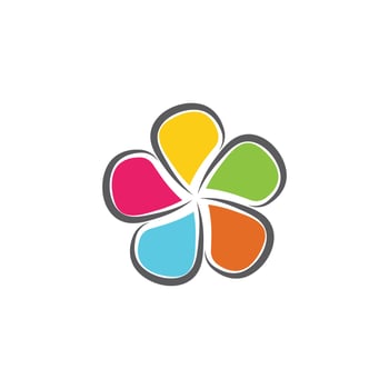 flower vector icon design