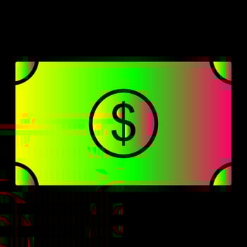 Unique Dollar Vector Icon